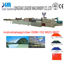 PVC Corrugated Roofing Sheet (tiles) Making Machine Plant